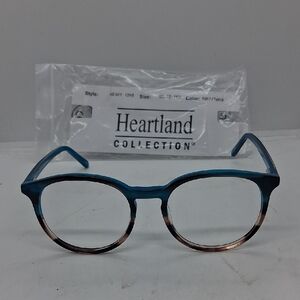 NWT Rxable Heartland 1248 Tortoise/Turquoise Eyeglass Frames